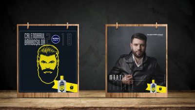 NIVEA MEN și FCB Bucharest au creat primul calendar al bărboșilor din România