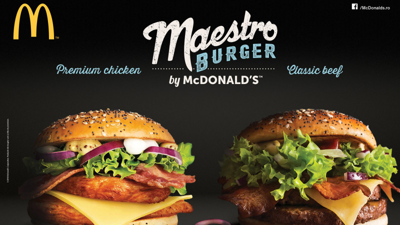 Gustul gourmet al Maestro Burgers by McDonald’s vine în România