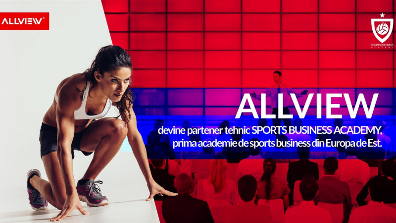 ALLVIEW devine partener tehnic al SPORTS BUSINESS ACADEMY, prima academie de sports business din Europa de Est