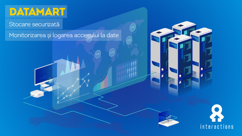 INTERACTIONS oferă DATAMART, o soluție pentru stocarea și accesarea datelor consumatorilor în deplină securitate și conformitate cu solicitările GDPR