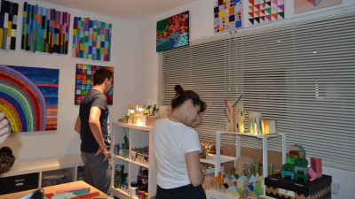 Revista Atelierul: One Open Night pentru vizitatori nocturni, dornici de artă