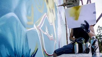 Noi lucrări de artă pe străzile Sibiului. Ce artişti vor picta zidurile la SISAF 2018