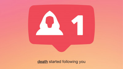 "Death started following you” by GAV
