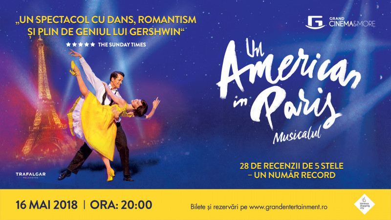 Un American în Paris – un musical internațional transmis de pe West End la Grand Cinema & More