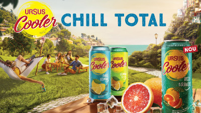 Chill total cu noul URSUS COOLER Red Orange. Primul mix de bere și limonadă cu suc de portocale roșii, fără alcool, din România
