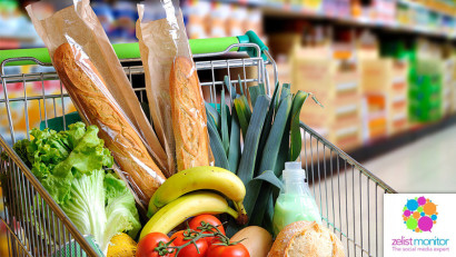 Cele mai vizibile branduri de hipermarket &amp; supermarket in online si pe Facebook in luna ianuarie 2024