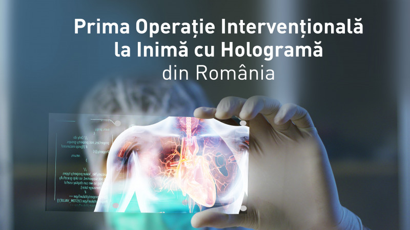 MedLife a transmis prima operație intervențională la inimă cu hologramă din România