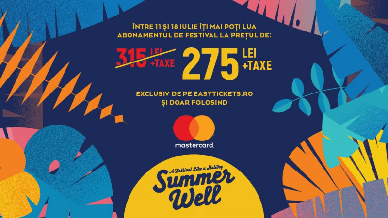 Mastercard devine partenerul Summer Well și oferă abonamente la preț preferențial