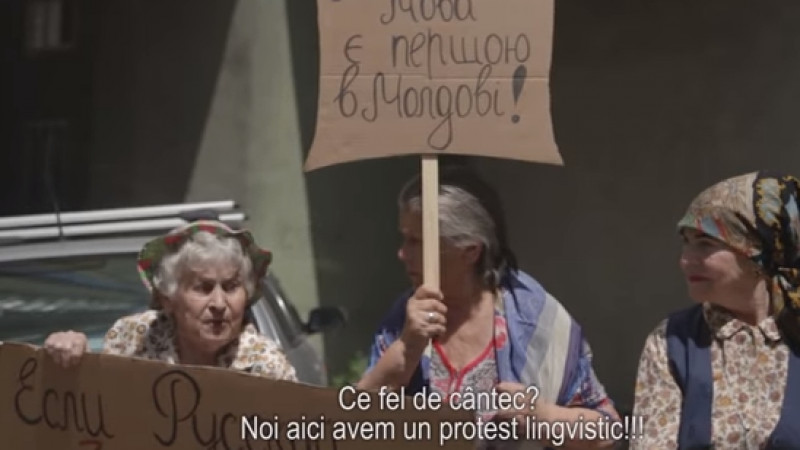 Protest lingvistic în Republica Moldova