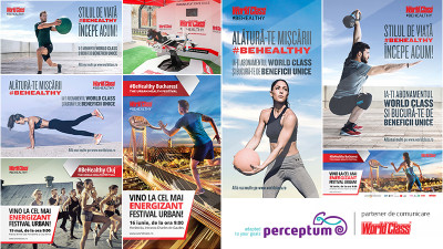 WORLD CLASS comunică #BeHealthy, cu o nouă strategie de comunicare și marketing, marca Perceptum