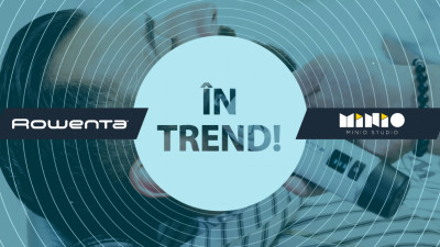 Minio Studio și Rowenta au colaborat cu stil pentru campania „Câștigă pe teren propriu!”