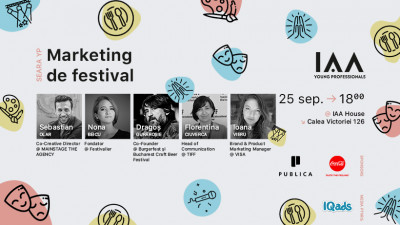Seara YP dedicată Marketingului de Festival se întoarce cu o nouă ediţie pentru a raspunde cererii mari din partea participanţilor