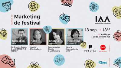 Seara YP dedicată Marketingului de Festival se &icirc;ntoarce cu ediţia 2018. Campaniile celor mai mari festivaluri din țară, dezbătute la eveniment