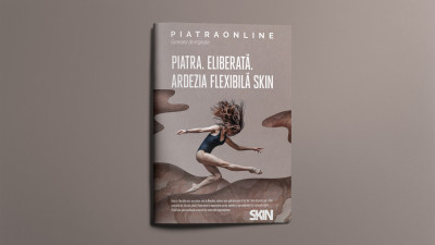 Marks semnează campania de comunicare a pietrei reinventate: ardezia flexibilă SKIN