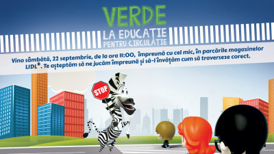 Lidl și Poliția Română organizează a șasea ediție a campaniei naționale pentru siguranță copiilor: Verde la educație pentru circulație