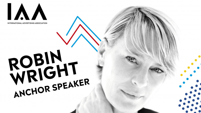 Robin Wright, renumita actriță de la Hollywood, în premieră în România în calitate de star speaker la Conferința Globală IAA „Creativity 4 Better”