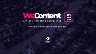 WeContent reunește speakeri de top din România și UK, într-un eveniment dedicat conținutului online