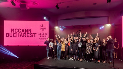McCann Worldgroup Romania desemnată AGENCY OF THE YEAR la Festivalul Golden Drum pentru a 5-a oară