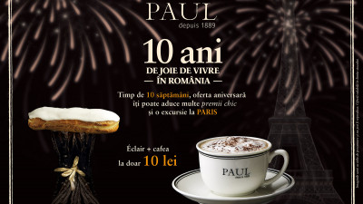 Brutăriile PAUL aniversează 10 ani de joie de vivre în România