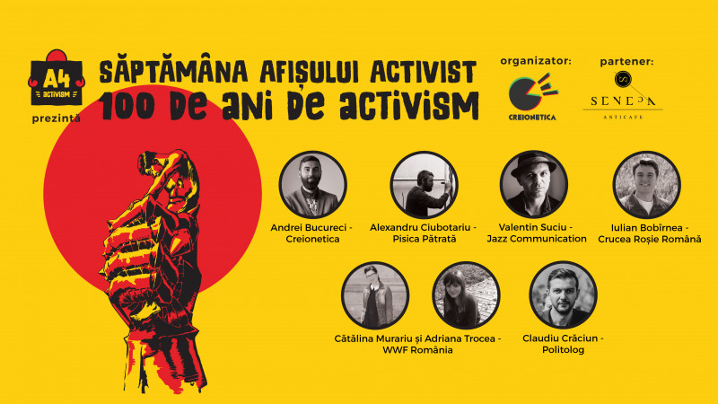 Săptămâna Afișului Activist. 100 de ani de activism