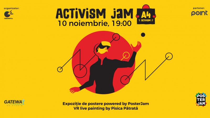 Artivism Jam, expoziție de postere powered by PosterJam