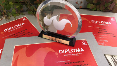 „Replate Waste”, campania realizată pentru Pizza Hut, le asigură agenţiilor Golin şi MullenLowe locul I la categoria „Best Use Of Photography” la Webstock 2018