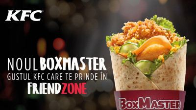 New entry &icirc;n meniul KFC: BoxMaster, noul wrap, disponibil acum și &icirc;n restaurantele din Rom&acirc;nia