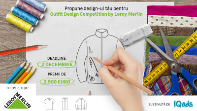 Premii de 2.500 euro în „Outfit Design Competition by Leroy Merlin" - O invitație pentru creativi de a concepe designul noilor ţinute Leroy Merlin