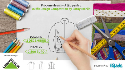 Premii de 2.500 euro &icirc;n &bdquo;Outfit Design Competition by Leroy Merlin&quot; - O invitație pentru creativi de a concepe designul noilor ţinute Leroy Merlin