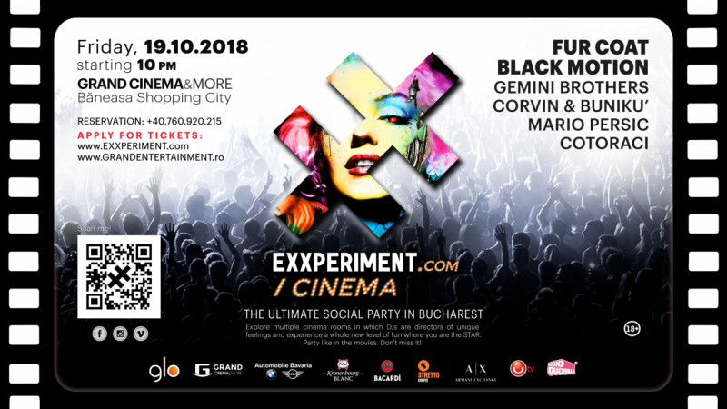 Grand Cinema & More găzduiește prima petrecere exclusivistă organizată într-un cinematograf