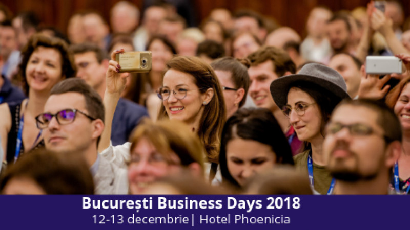 Cei mai cunoscuți oameni de business și programul 1NSPIRING vin la București Business Days 2018