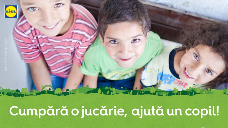 Lidl susține accesul la educație de calitate pentru copiii vulnerabili printr-o nouă campanie derulată în parteneriat cu UNICEF în România