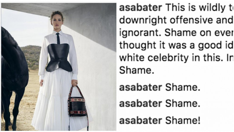 Jennifer Lawrence și Dior, acuzate de insensibilitate culturală
