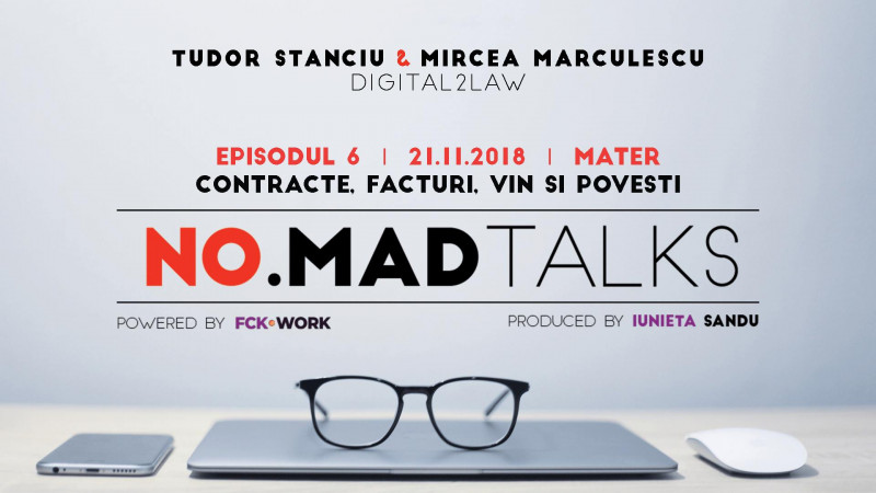 NO.MAD Talks revine cu a șasea ediție pe 21 noiembrie: despre fiscalitate pe înțelesul freelancerilor