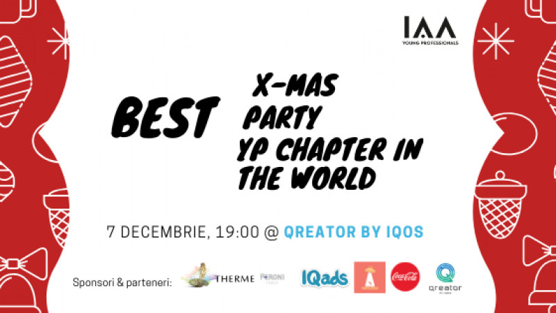 Hai și tu să PARTY LIKE a YP la Best X-mas Party of the Best YP Chapter in the World