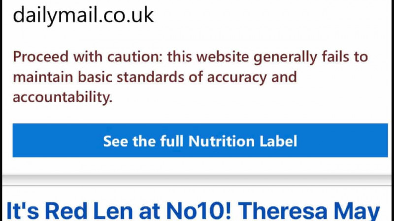 Daily Mail a primit o steluta din 5. E ca la Uber, doar ca se noteaza increderea in publicatie