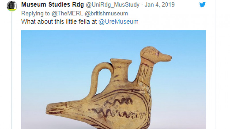 Muzeele se întrec în rațe pe Twitter