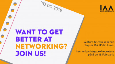 IAA Young Professionals lansează campania de recrutare „Let’s get better together!”