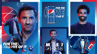 Leo Messi și Mohamed Salah dau ce au mai bun #DINPASIUNE pentru Pepsi. Noua campanie globală pentru UEFA Champions League 2019