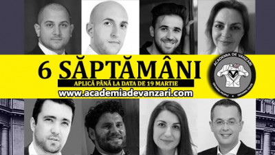 Academia de Vânzari acreditată începând cu 2019