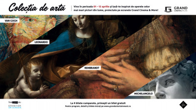 Operele celor mai mari pictori ai lumii pot fi văzute la Grand Cinema & More în cadrul seriei de documentare “Colecția de artă”