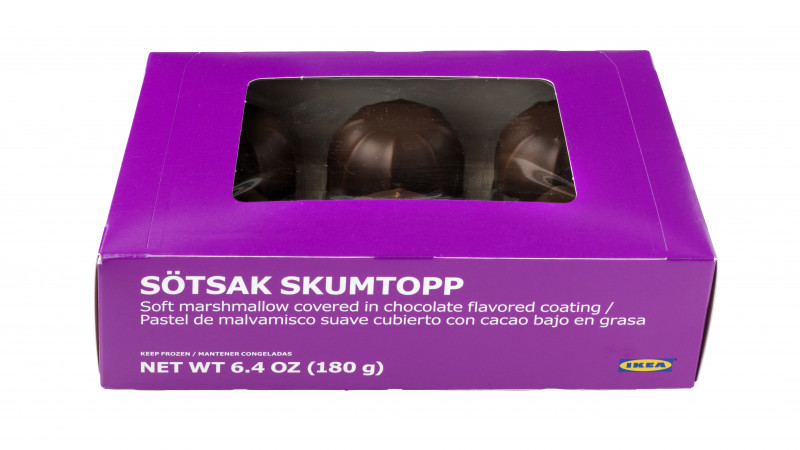 IKEA recheamă prăjiturile de bezea SÖTSAK SKUMTOPP, 180g, din cauza declarării neclare a laptelui ca produs alergen în lista de ingrediente