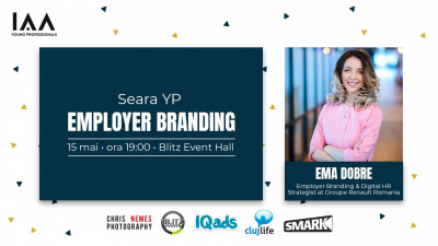 IAA Young Professionals Cluj organizează un eveniment despre Employer Branding