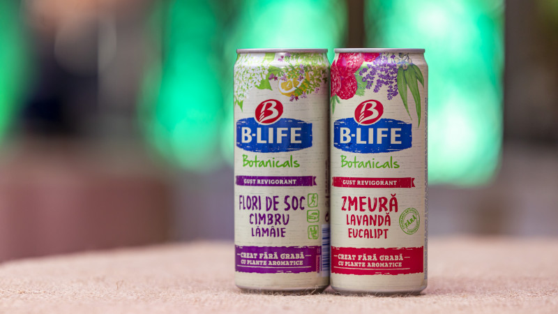 Ursus Breweries lansează B-LIFE Botanicals, o băutură răcoritoare și o inovație în categoria băuturilor fără alcool