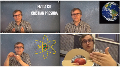 [Rom&acirc;nia pe YouTube] Cristian Presură şi fizica pe &icirc;nţelesul tuturor: Mă simt ca un copil, aşa cum am fost mereu, explic&acirc;nd altor copii
