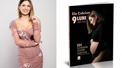 Ela Crăciun lansează “9 luni fără griji”, prima carte despre sarcină a unui blogger din România