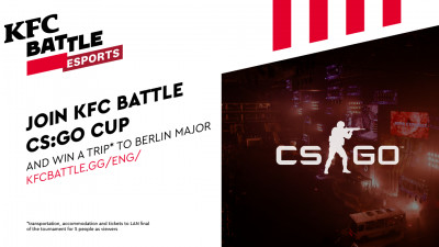 KFC Rusia organizează primul turneu de Counter-Strike: Global Offensive pentru amatorii de eSports din Europa Centrală şi de Est, parte a proiectului KFC BATTLE
