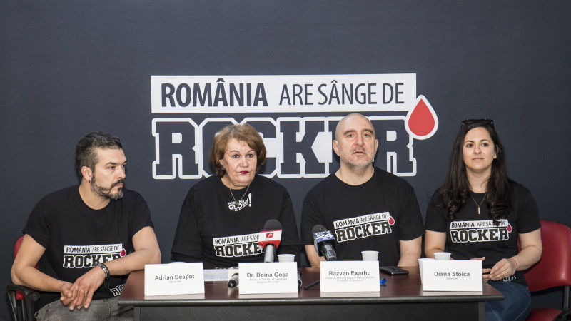 Nevoia de sânge în România, dublă față de colectare: MORNING GLORY, matinalul postului de radio Rock FM, inițiază o campanie națională menită să crească numărul donatorilor și să arate că „România are sânge de rocker”