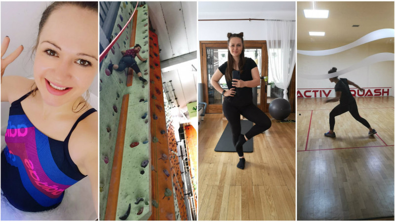 Andreea Irimia învață un sport nou în fiecare lună. ”Sa incepi e cea mai grea parte”