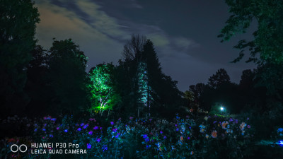 Descoperă c&acirc;t de spectaculoasă este Grădina Botanică din Capitală noaptea